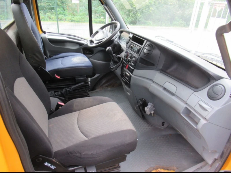 Iveco 60с15 Самосвал с кран HIAB 0044 + щипка, снимка 2 - Бусове и автобуси - 53094230