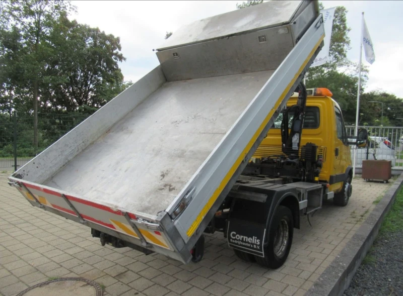 Iveco 60с15 Самосвал с кран HIAB 0044 + щипка, снимка 5 - Бусове и автобуси - 53094230