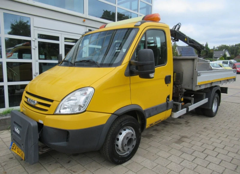 Iveco 60с15 Самосвал с кран HIAB 0044 + щипка