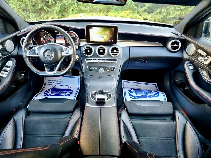 Mercedes-Benz C 43 AMG V6 BI- TURBO 4X4, снимка 9 - Автомобили и джипове - 52612653