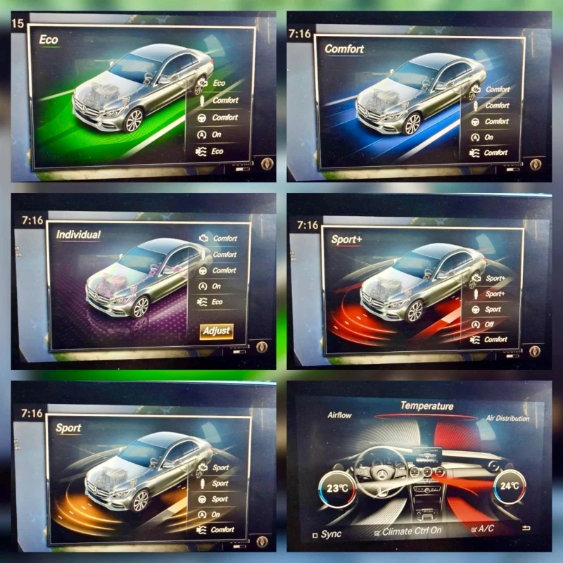 Mercedes-Benz C 43 AMG V6 BI- TURBO 4X4, снимка 14 - Автомобили и джипове - 52612653