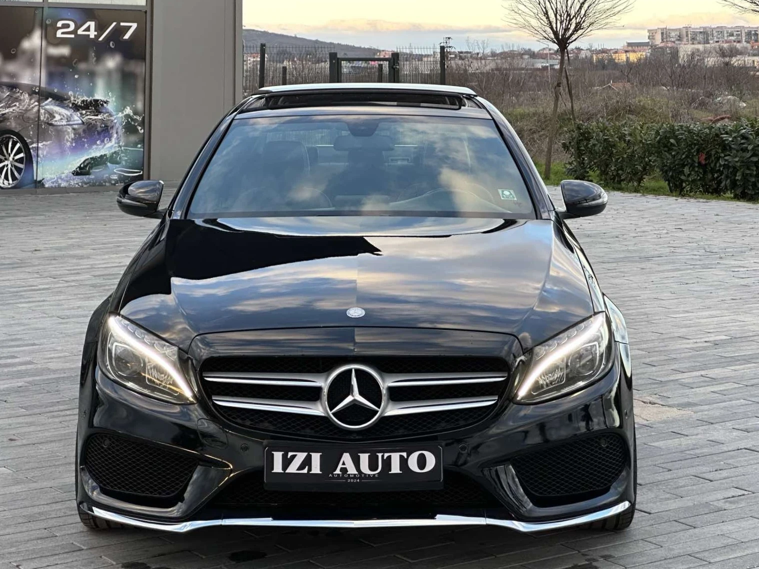Mercedes-Benz C 220 D/AMG LINE/PANORAMA/LIZING | Mobile.bg � ����������� 1