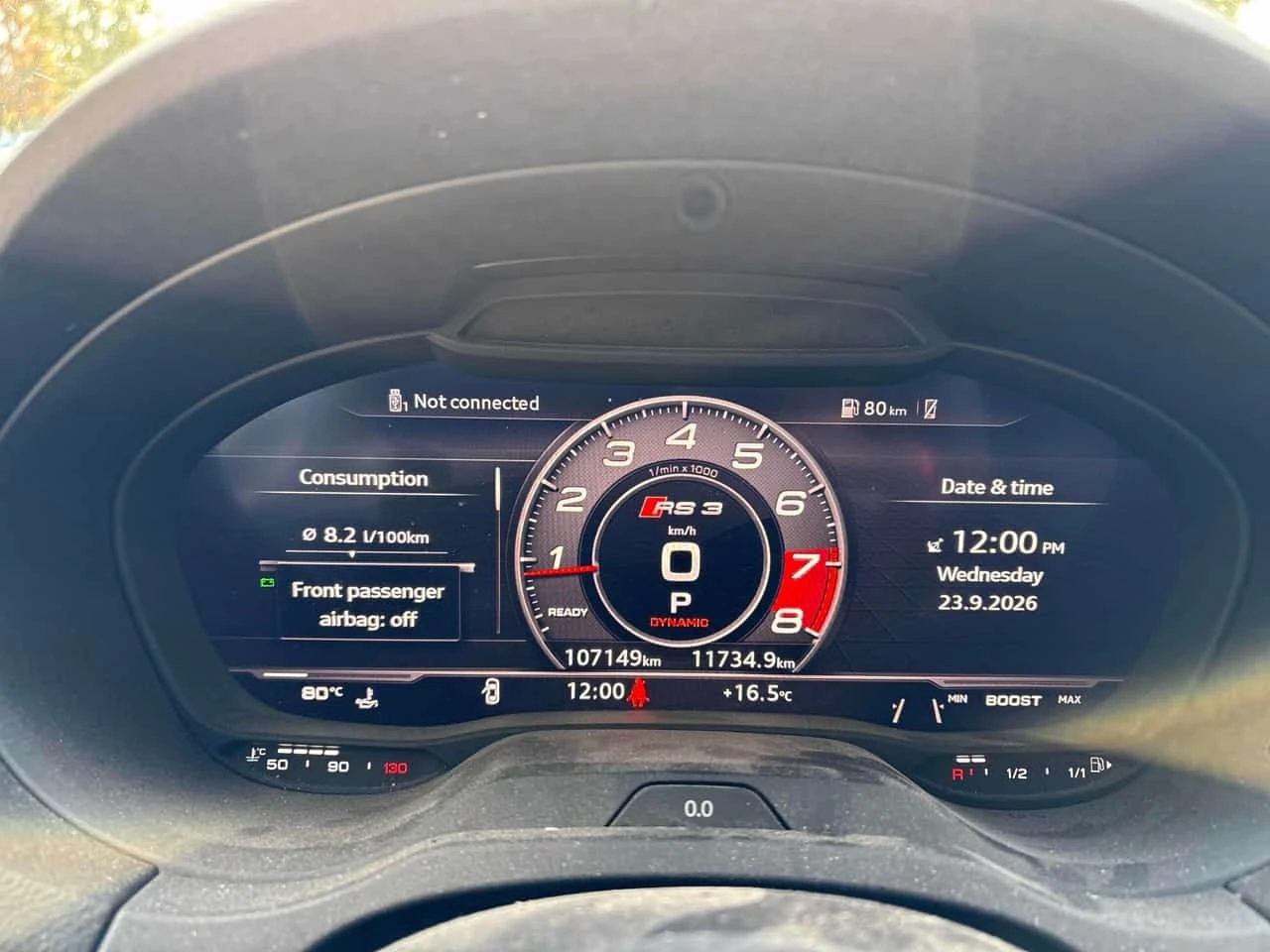 Audi Rs3 * ПОДГРЕВ* ДВА КЛЮЧА * KEYLESS * , снимка 8 - Автомобили и джипове - 56208574