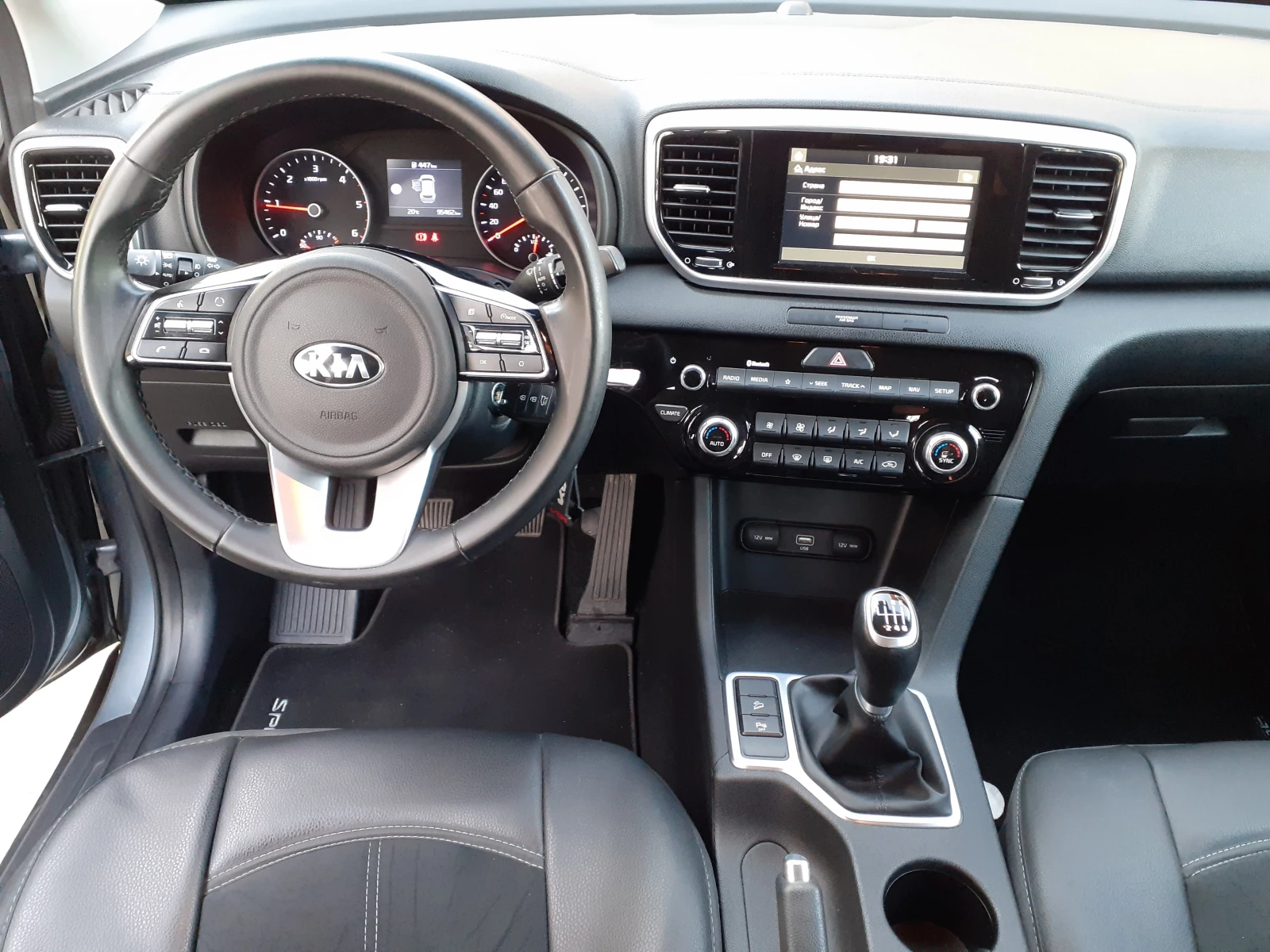 Kia Sportage Kia Sportage 1.6CRDI-КАМЕРА-CAR PLAY-ANDROID AUTO, снимка 10 - Автомобили и джипове - 55604535