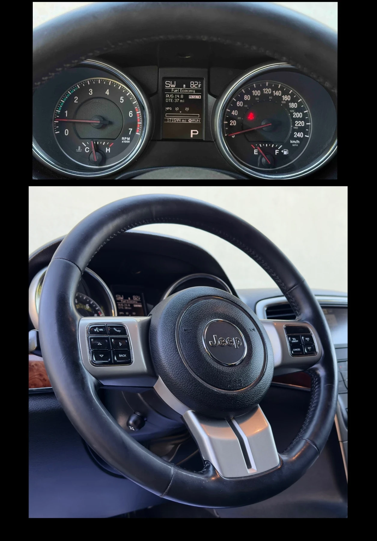Jeep Grand cherokee 5.7i LIMITED/KEYLESS GO/PANORAMA, снимка 16 - Автомобили и джипове - 55677201