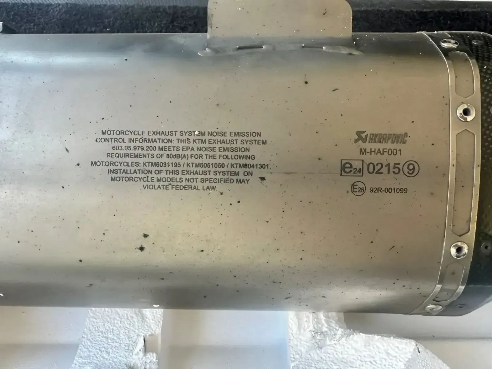 Ktm Adventure Akrapovic 1190/1050/1290 - изображение 6