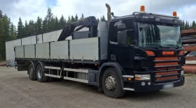 Scania P 380 6x2+ HIAB 122 ПЛАТФОРМА 10.2 м, снимка 1