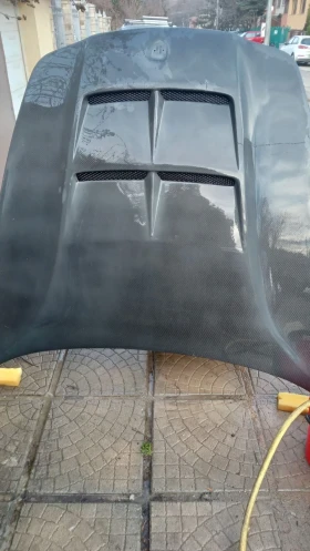 Преден карбонов капак Porsche Cayenne 2, снимка 2