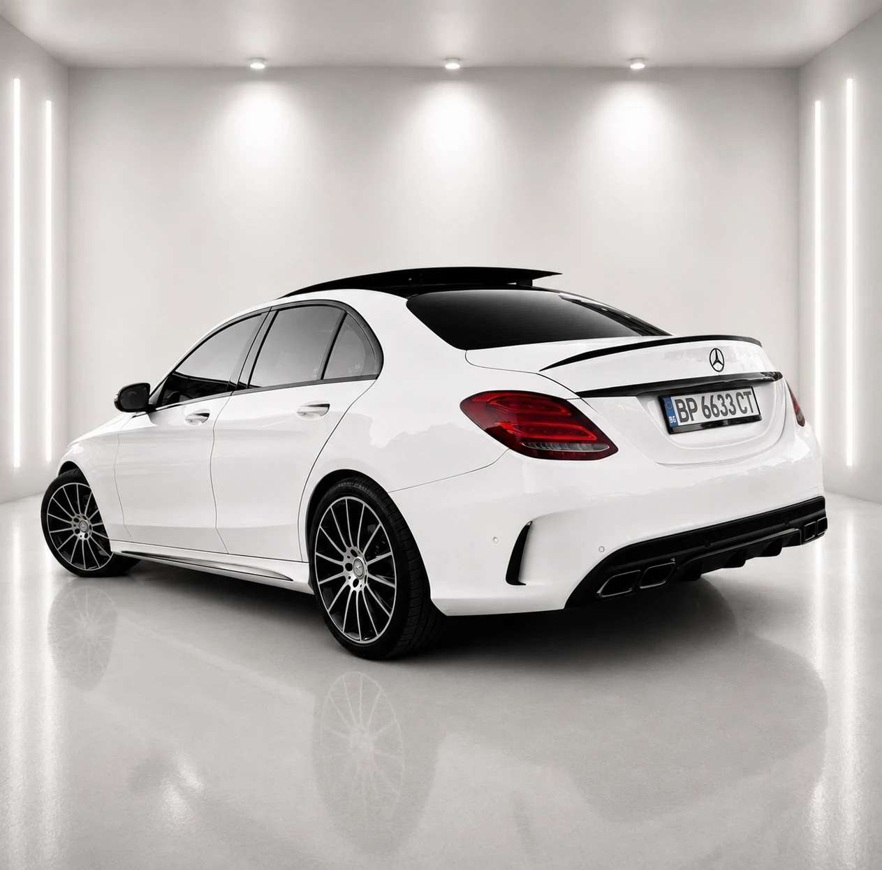 Mercedes-Benz C 400 C400 AMG 400+ + кс 4 Matic- Airmatic TOP !!!, снимка 4 - Автомобили и джипове - 54559710