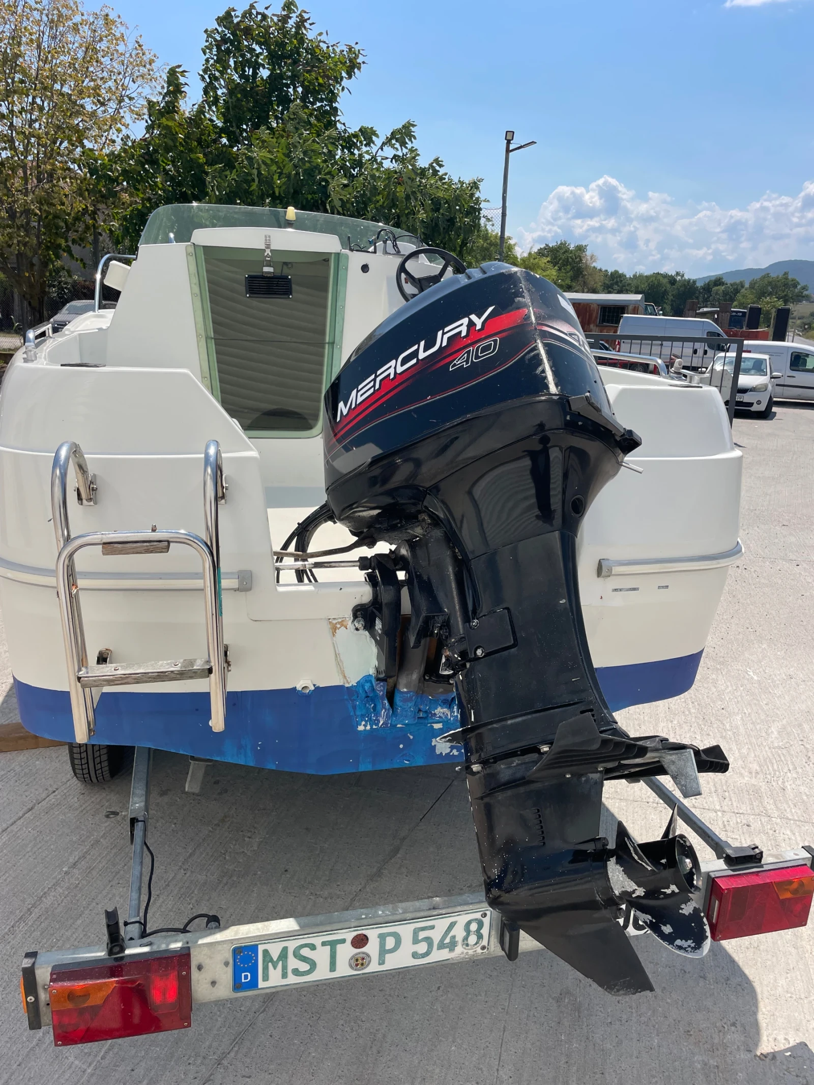 Лодка Quicksilver 435+ колесар, снимка 5 - Воден транспорт - 55686681