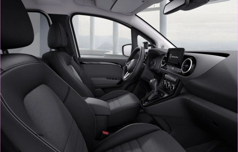 Mercedes-Benz T-класа EQT 200/CAMERA/MBUX NAVI/KEYLESS/BLIND SPOT/, снимка 8 - Автомобили и джипове - 52885590