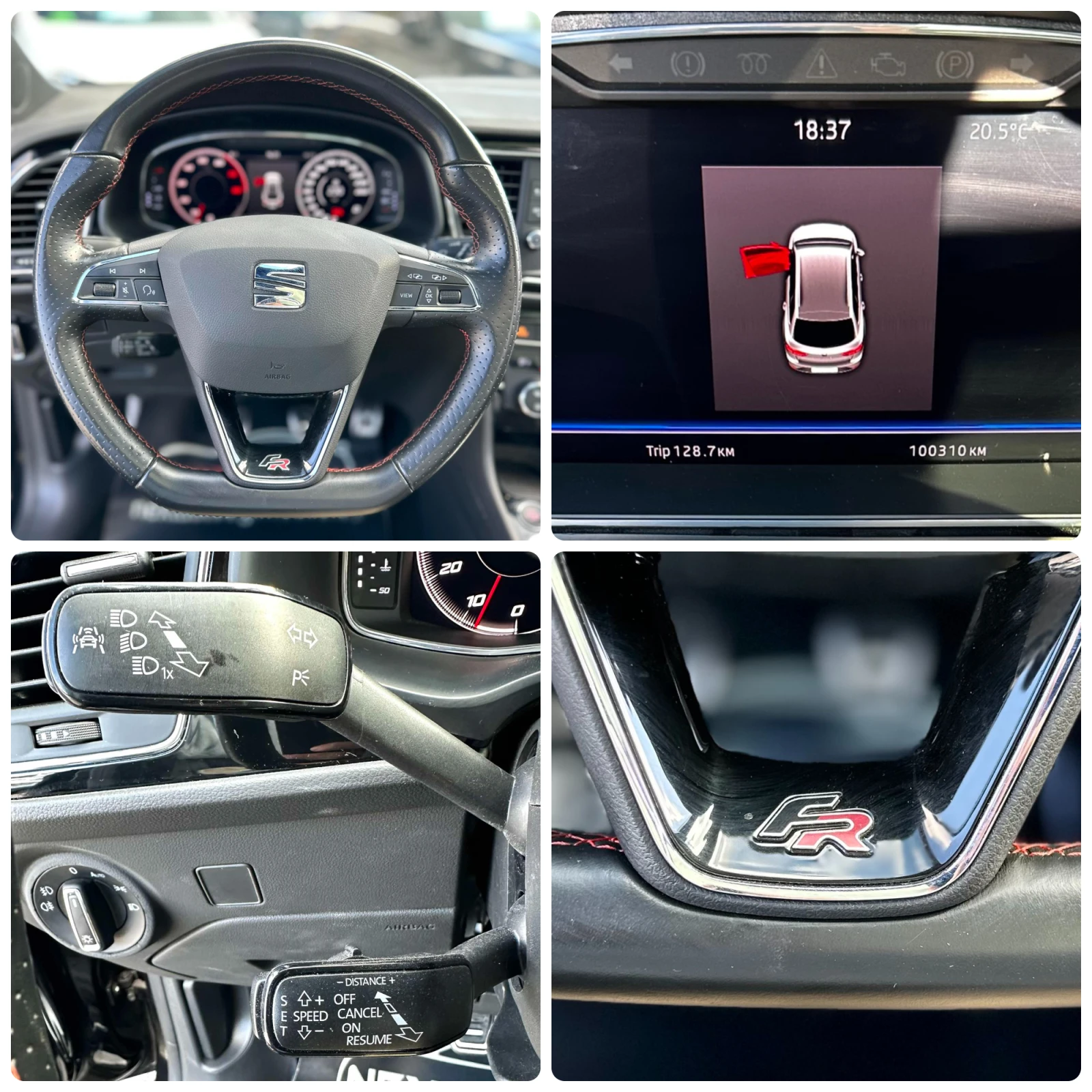 Seat Leon FR 1.4TSI 125HP PANO DIGITAL KEYLESS 100 000KM, снимка 13 - Автомобили и джипове - 54596902