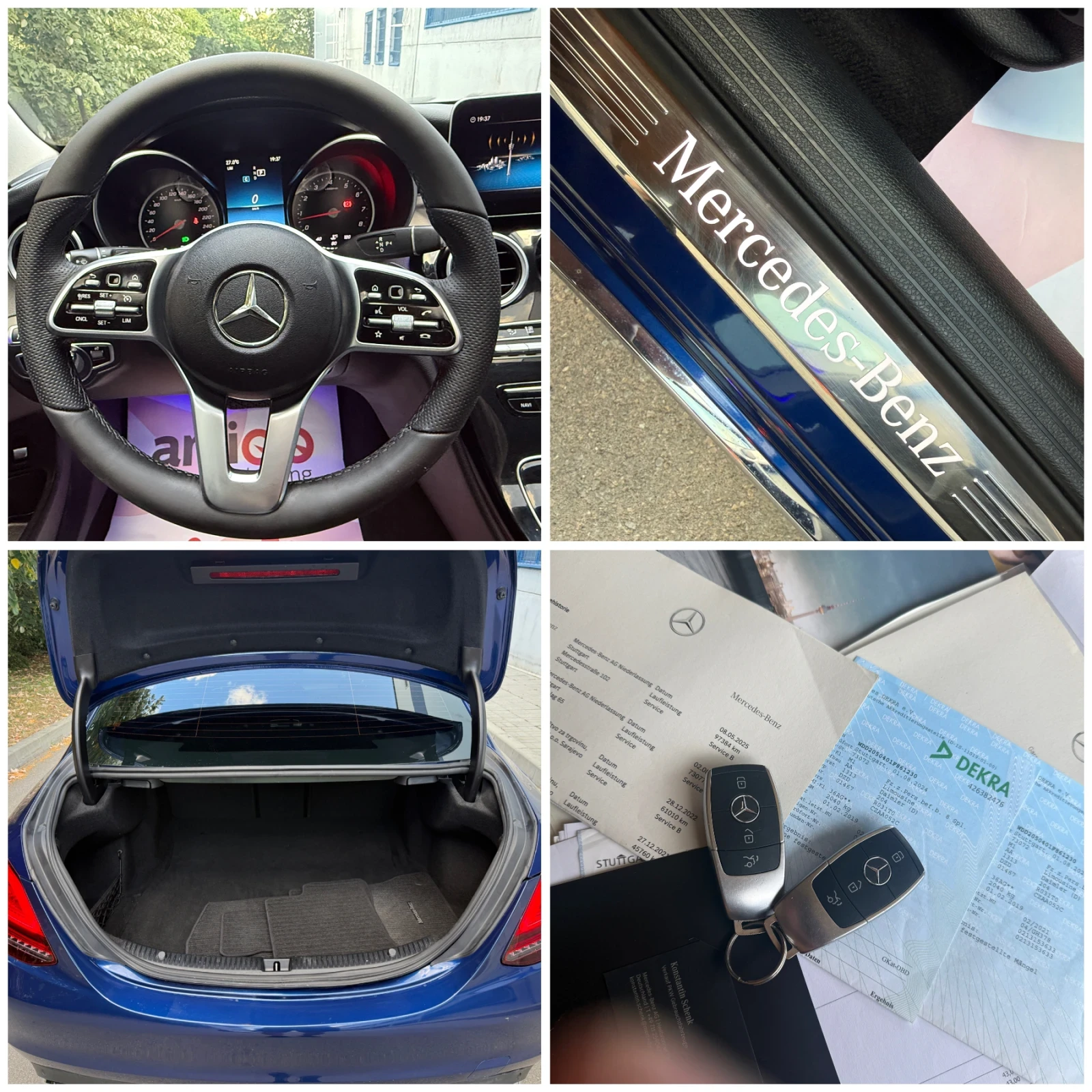 Mercedes-Benz C 180 FACELIFT * TOP, снимка 17 - Автомобили и джипове - 55166088