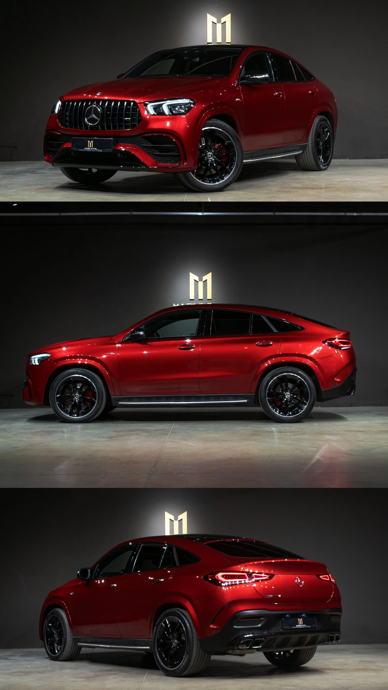 Mercedes-Benz GLE 400 d/Coupe/AMG 63/Multibeam/Burmester/СервизнаИстория, снимка 3 - Автомобили и джипове - 55532968