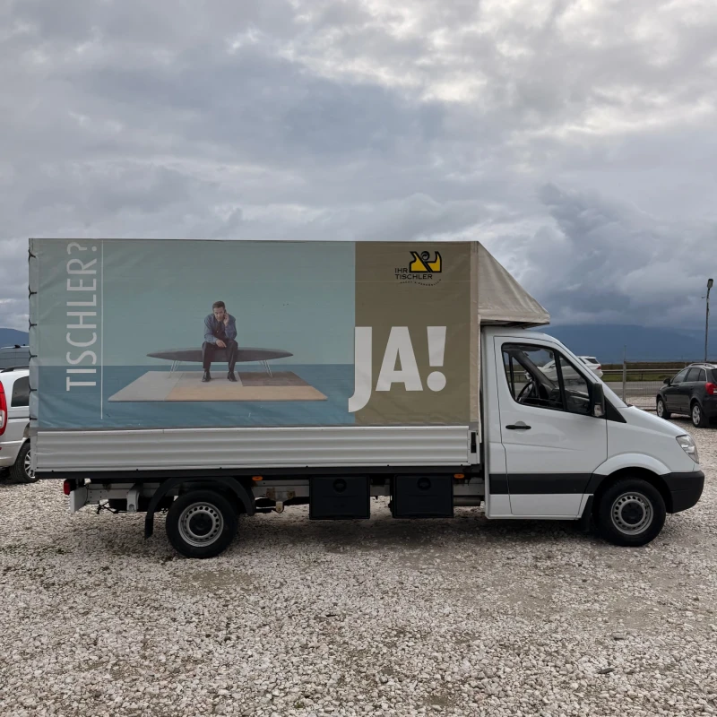 Mercedes-Benz Sprinter 313 128хл.км-Климатроник-Брезент-Нов Внос, снимка 6 - Бусове и автобуси - 52572776