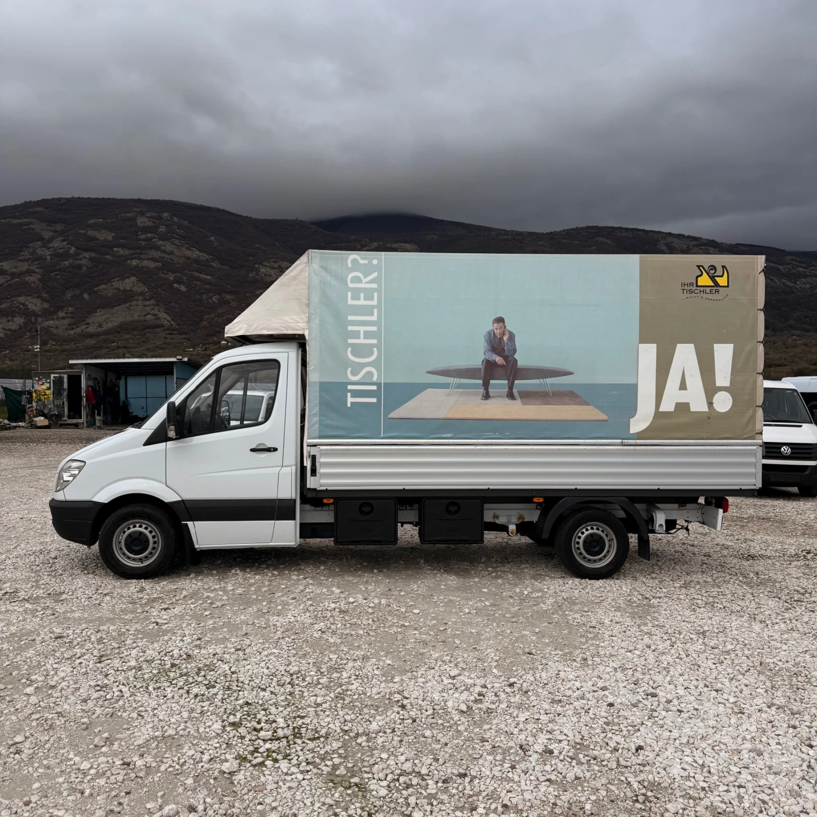 Mercedes-Benz Sprinter 313 128хл.км-Климатроник-Брезент-Нов Внос - изображение 4