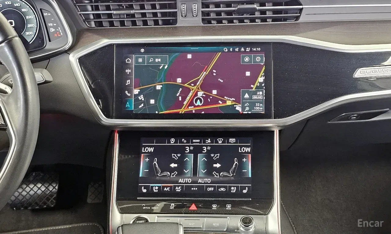 Audi A7 55TFSI* MATRIX* S* LINE* ОБДУХВАНЕ* ДИСТРОНИК* , снимка 9 - Автомобили и джипове - 56186027