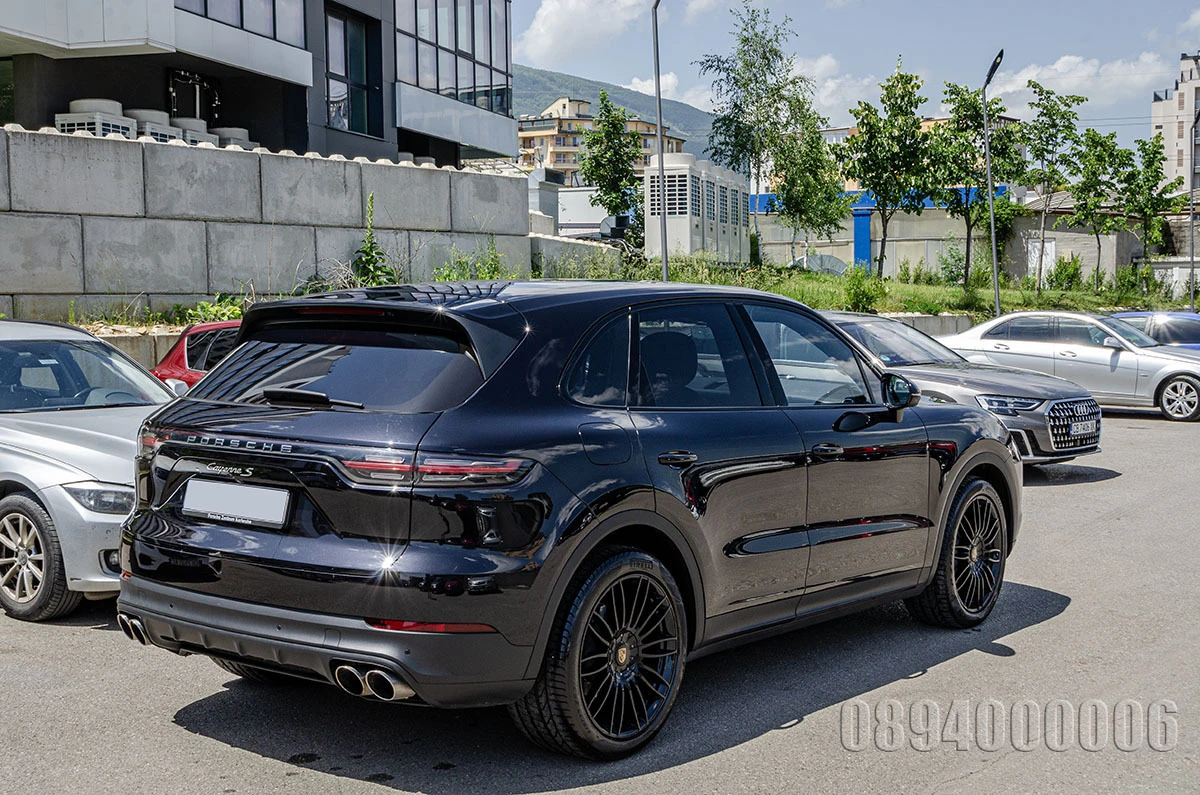 Porsche Cayenne S EXCLUSIVE BLACK PACKET PANORAMA ОБДУХВАНЕ - изображение 8