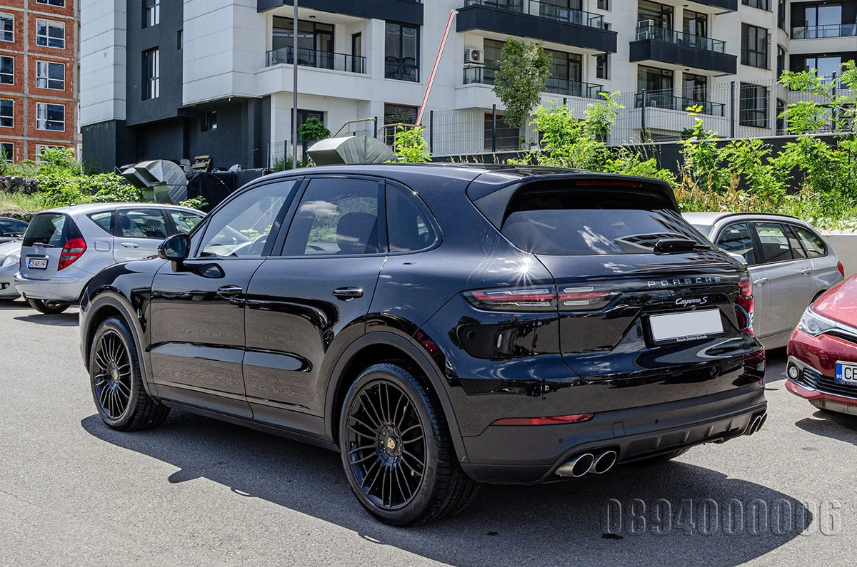 Porsche Cayenne S EXCLUSIVE BLACK PACKET PANORAMA ОБДУХВАНЕ - изображение 6