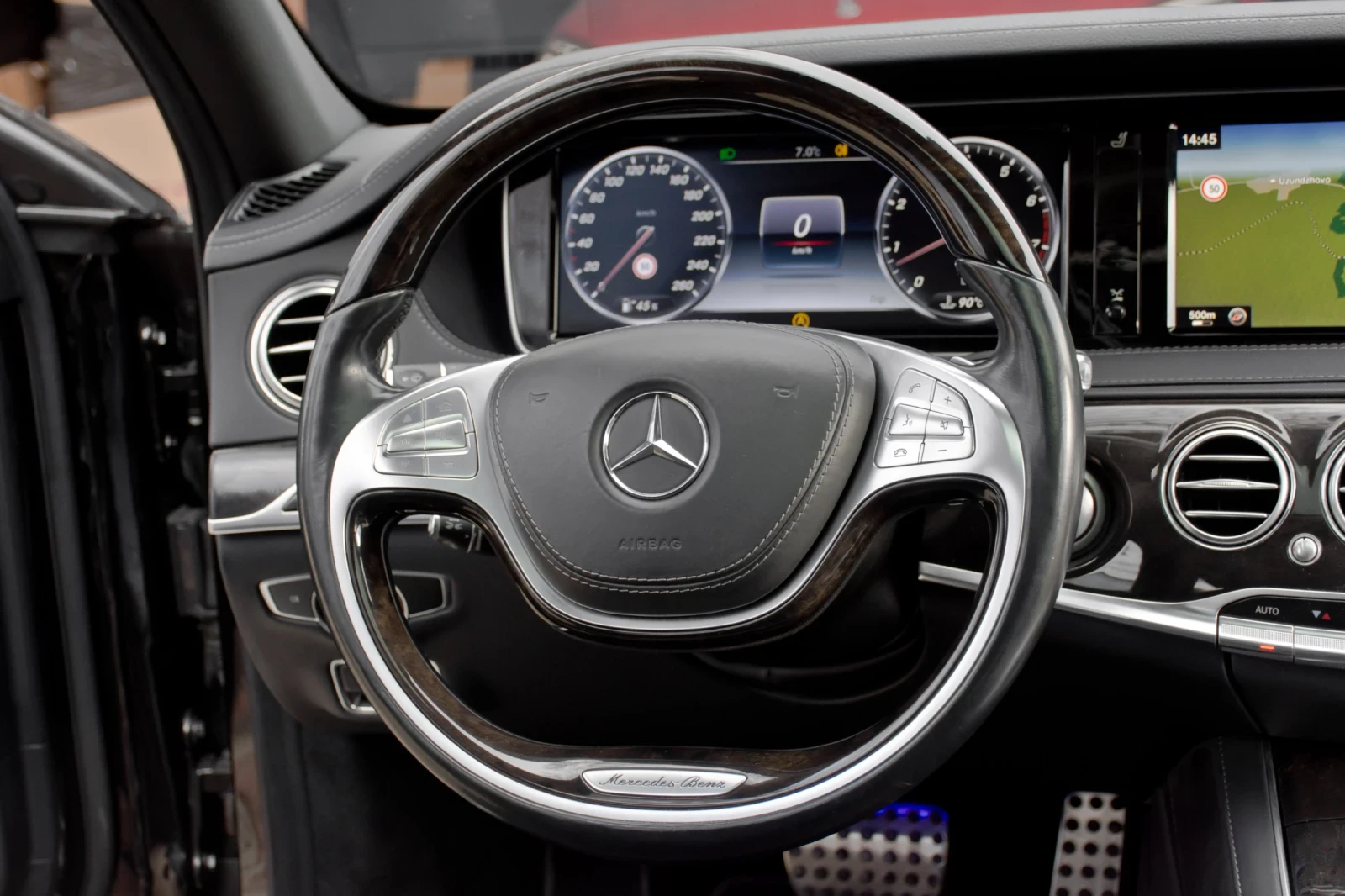 Mercedes-Benz S 500 BRABUS/7G/HUD/PANO/20, снимка 10 - Автомобили и джипове - 55989816