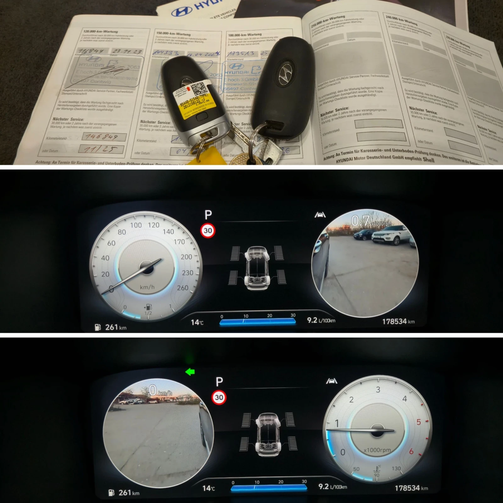 Hyundai Santa fe FULL 2.2CRDI 201кс.SIGNATURE, снимка 13 - Автомобили и джипове - 54047929