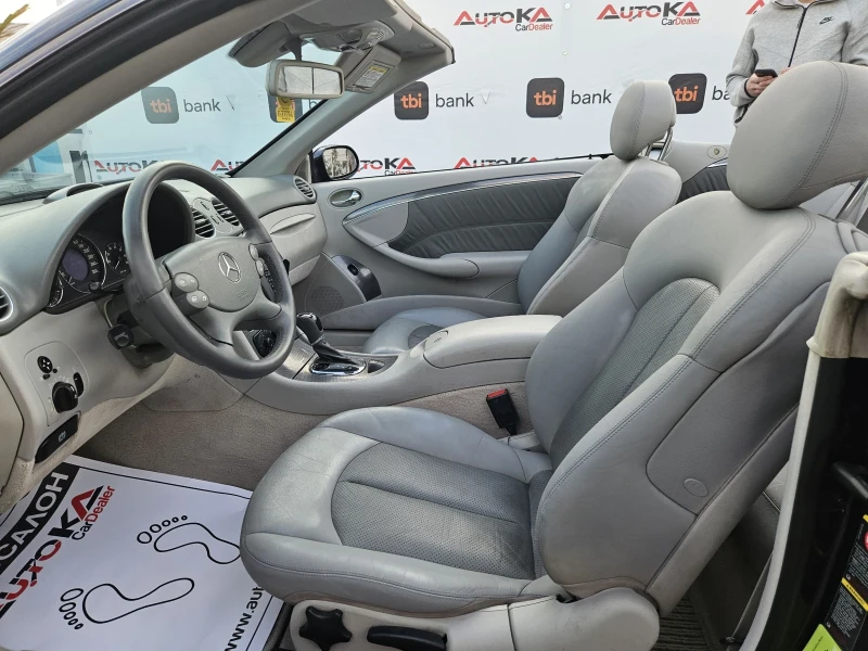 Mercedes-Benz CLK 200 KOMPRESSOR= CABRIO= АВТОМАТ= 151.000км, снимка 7 - Автомобили и джипове - 49405411