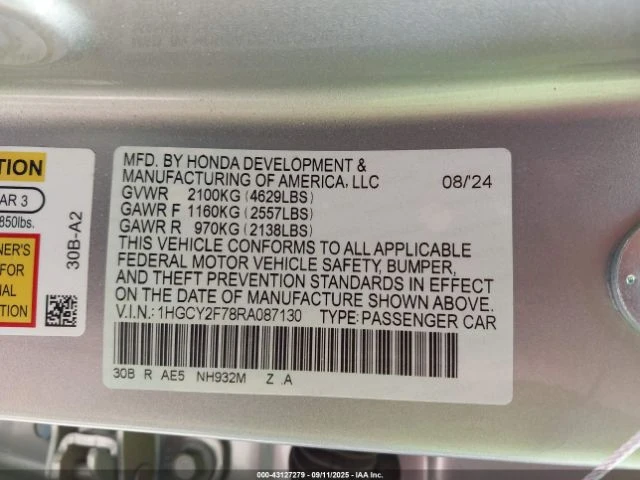 Honda Accord HYBRID SPORT-L/АВТОФИНАНСИРАНЕ ОТ 600 ЛВ НА МЕСЕЦ - изображение 9