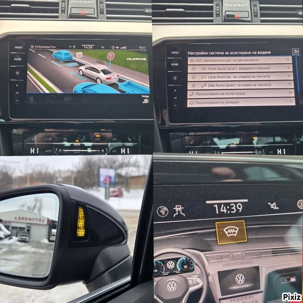 VW Passat MATRIX ; ДИГИТАЛ ; КОЖА ; СЕДАН ; БЕНЗИН ; 190 к.с, снимка 15 - Автомобили и джипове - 53383923