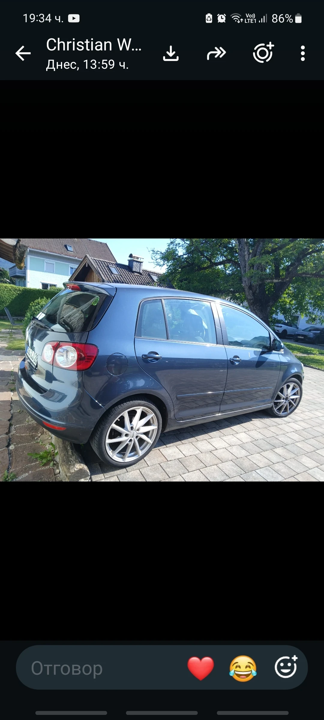 VW Golf Plus 1.6 бензин, климатроник , снимка 3 - Автомобили и джипове - 55450415