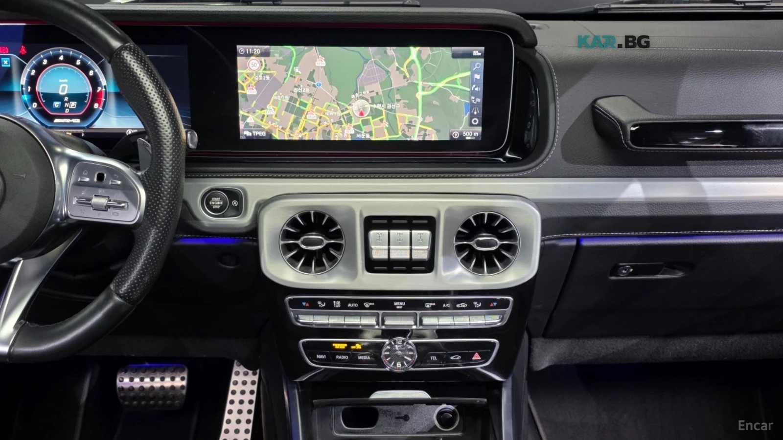 Mercedes-Benz G 63 AMG BURMESTER| 360| DISTRONIC| , снимка 14 - Автомобили и джипове - 56071619