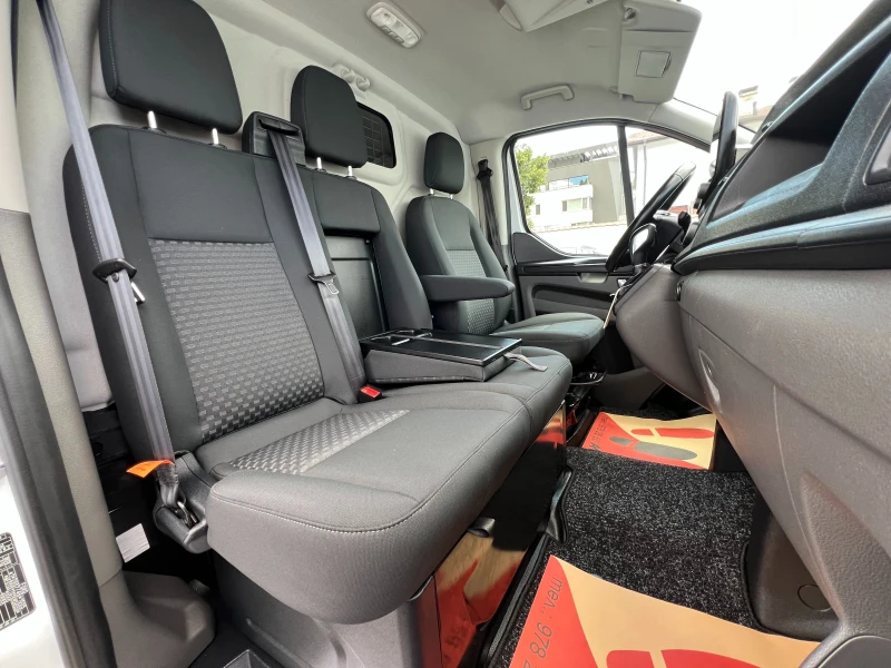 Ford Transit Custom ОБСЛУЖЕН/ДЪЛГА БАЗА/ДВЕ СТРAНИЧНИ ВРАТИ/АВТОМАТИК/, снимка 14 - Бусове и автобуси - 51219019