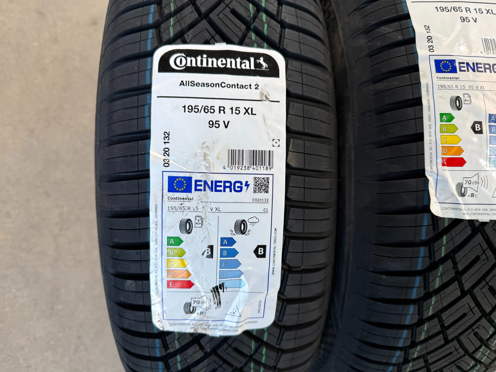 Гуми Всесезонни 195/65R15, снимка 2 - Гуми и джанти - 56280723