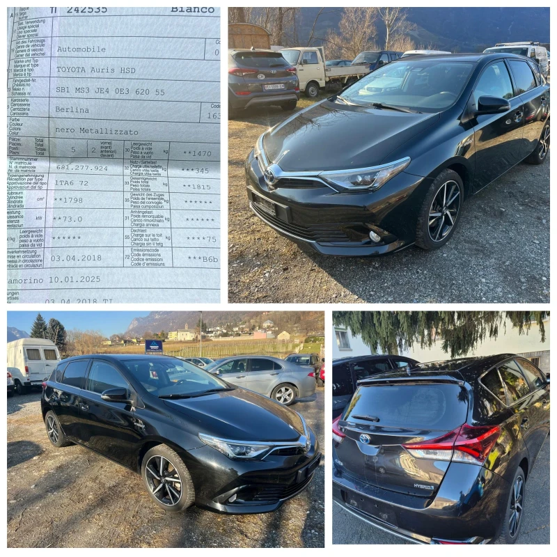 Toyota Auris 1.8i HYBRID swiss edition , снимка 17 - Автомобили и джипове - 48999317