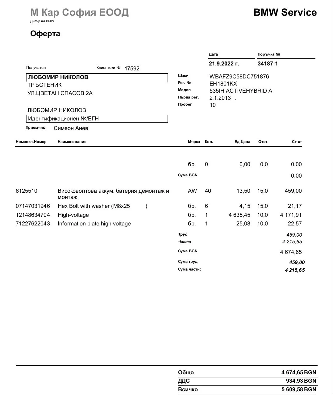 BMW 535 Activehybrid 5 | Mobile.bg � ����������� 17
