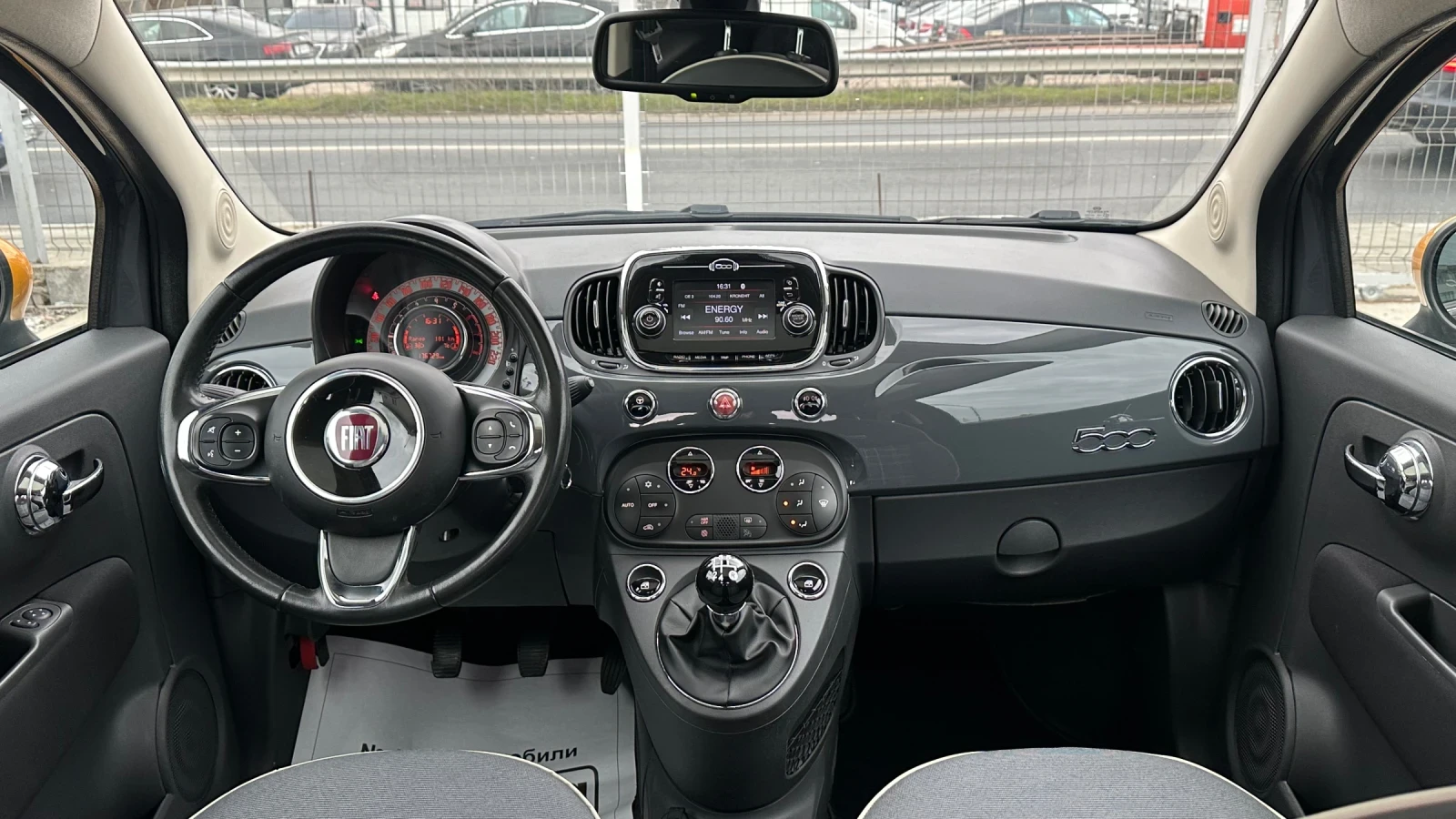 Fiat 500 1.2i EURO 6B Отлично състояние! , снимка 12 - Автомобили и джипове - 53918294