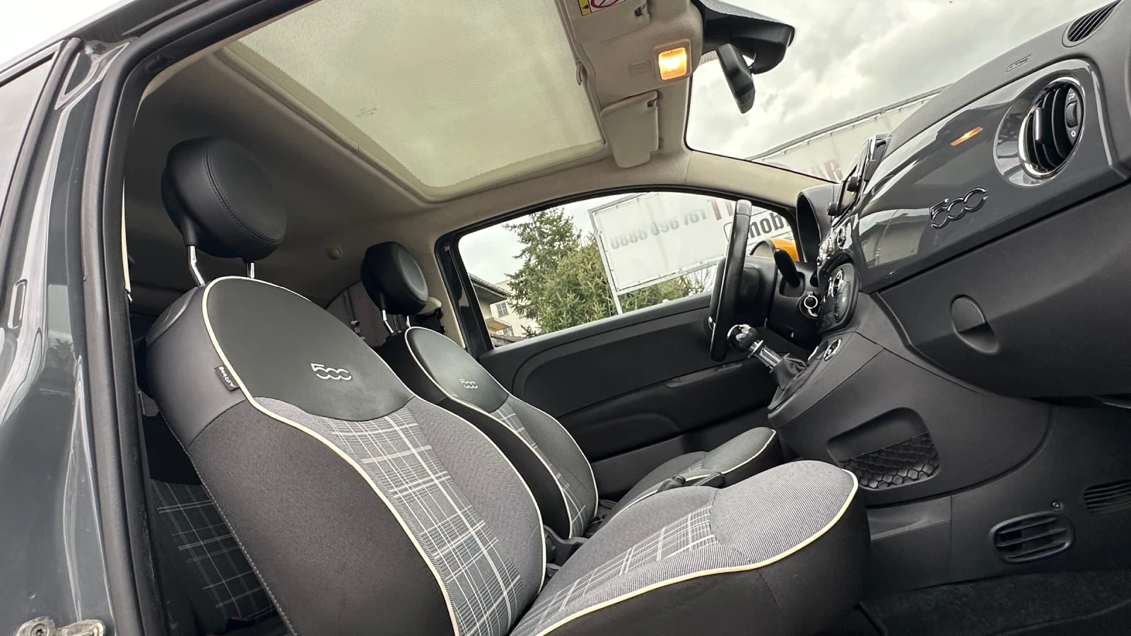 Fiat 500 1.2i EURO 6B Отлично състояние! , снимка 13 - Автомобили и джипове - 53918294