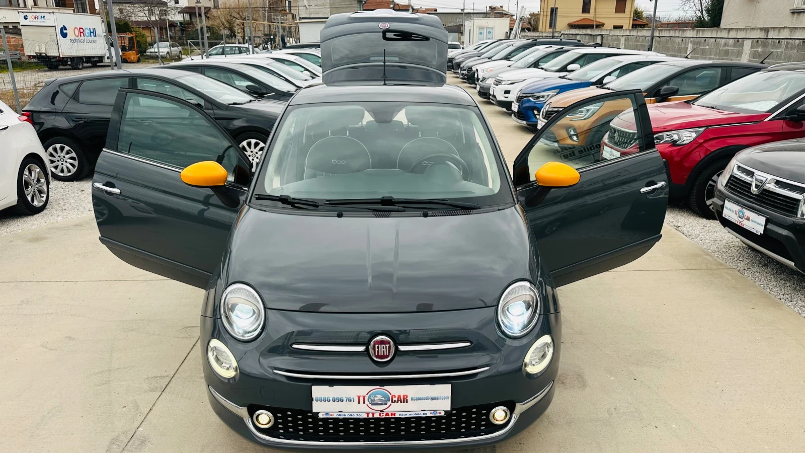 Fiat 500 1.2i EURO 6B Отлично състояние! , снимка 9 - Автомобили и джипове - 53918294