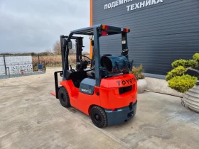 Мотокар Toyota ИЗРАВНИТЕЛ  / ГАЗ + БЕНЗИН / КАТО НОВ !, снимка 3