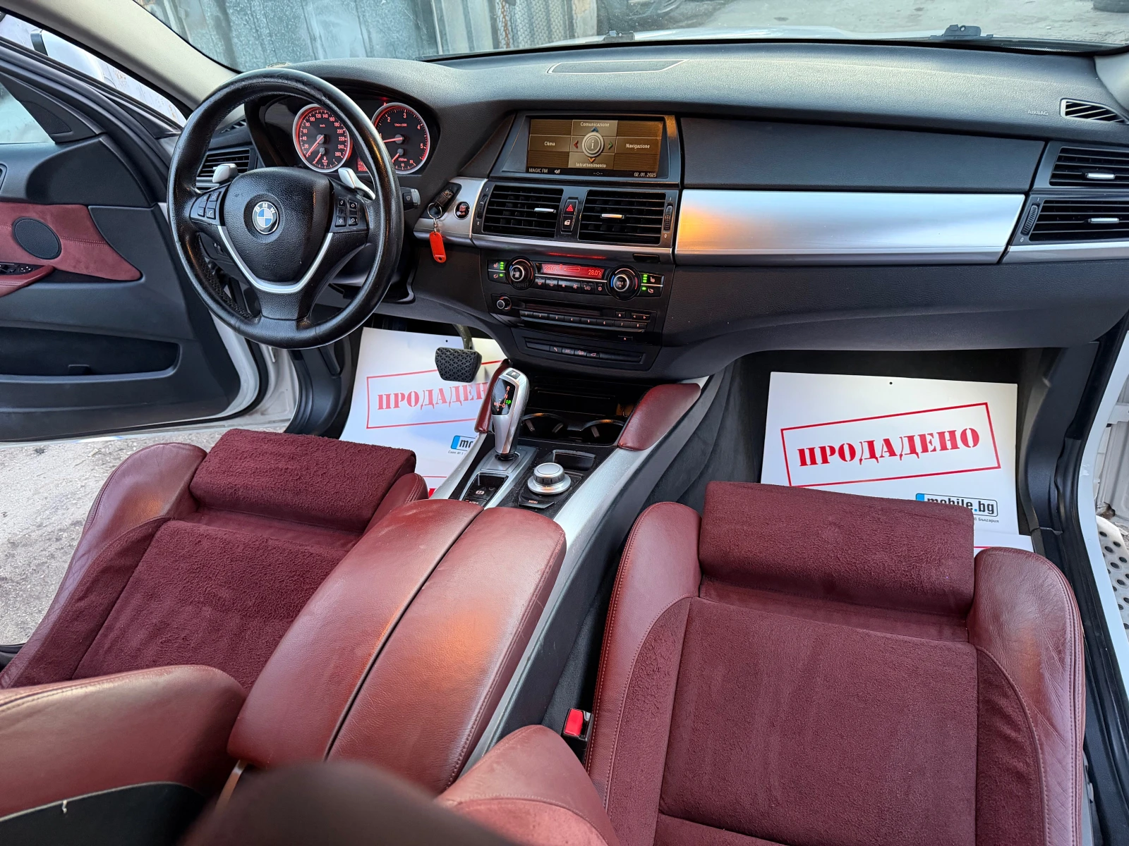 BMW X6 3.5D 286HP M57 X-DRIVE SPORT RECARO ALKANTARA 2010, снимка 13 - Автомобили и джипове - 53803697