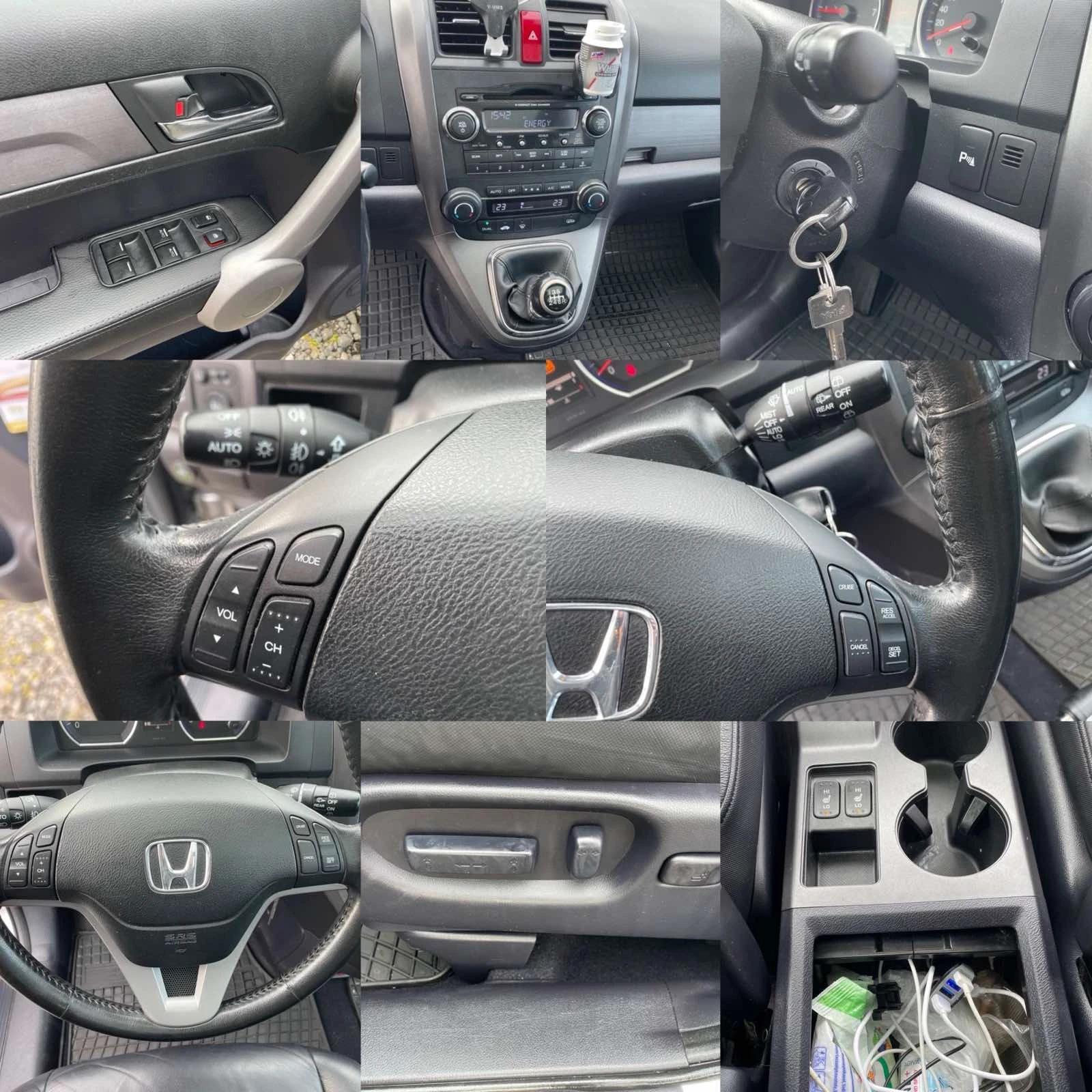 Honda Cr-v IIIExclusive2.0i-VTEC(150Hp)6-Speed 4WD BRCeco-GPL, снимка 15 - Автомобили и джипове - 54016034