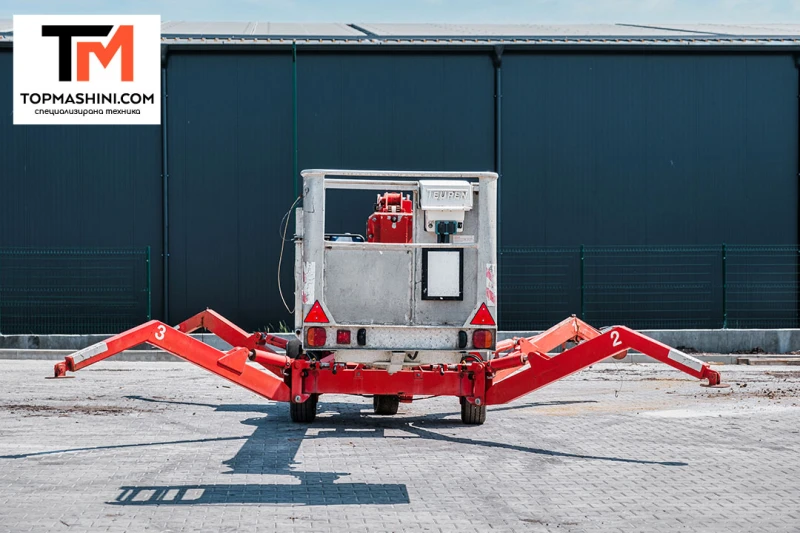 Автовишка Друга марка Телескопична вишка ремарке Teupen GT17H, снимка 5 - Индустриална техника - 50909023