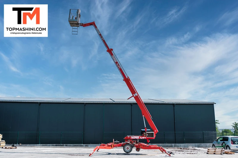 Автовишка Друга марка Телескопична вишка ремарке Teupen GT17H