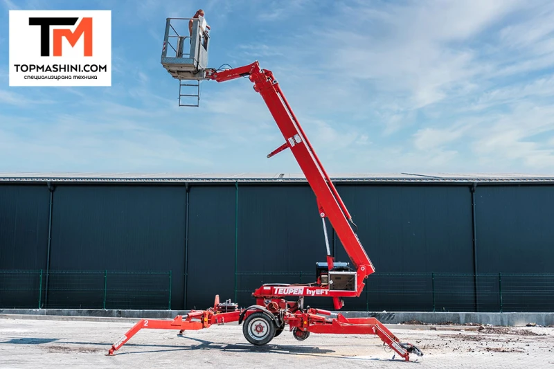 Автовишка Друга марка Телескопична вишка ремарке Teupen GT17H, снимка 2 - Индустриална техника - 50909023