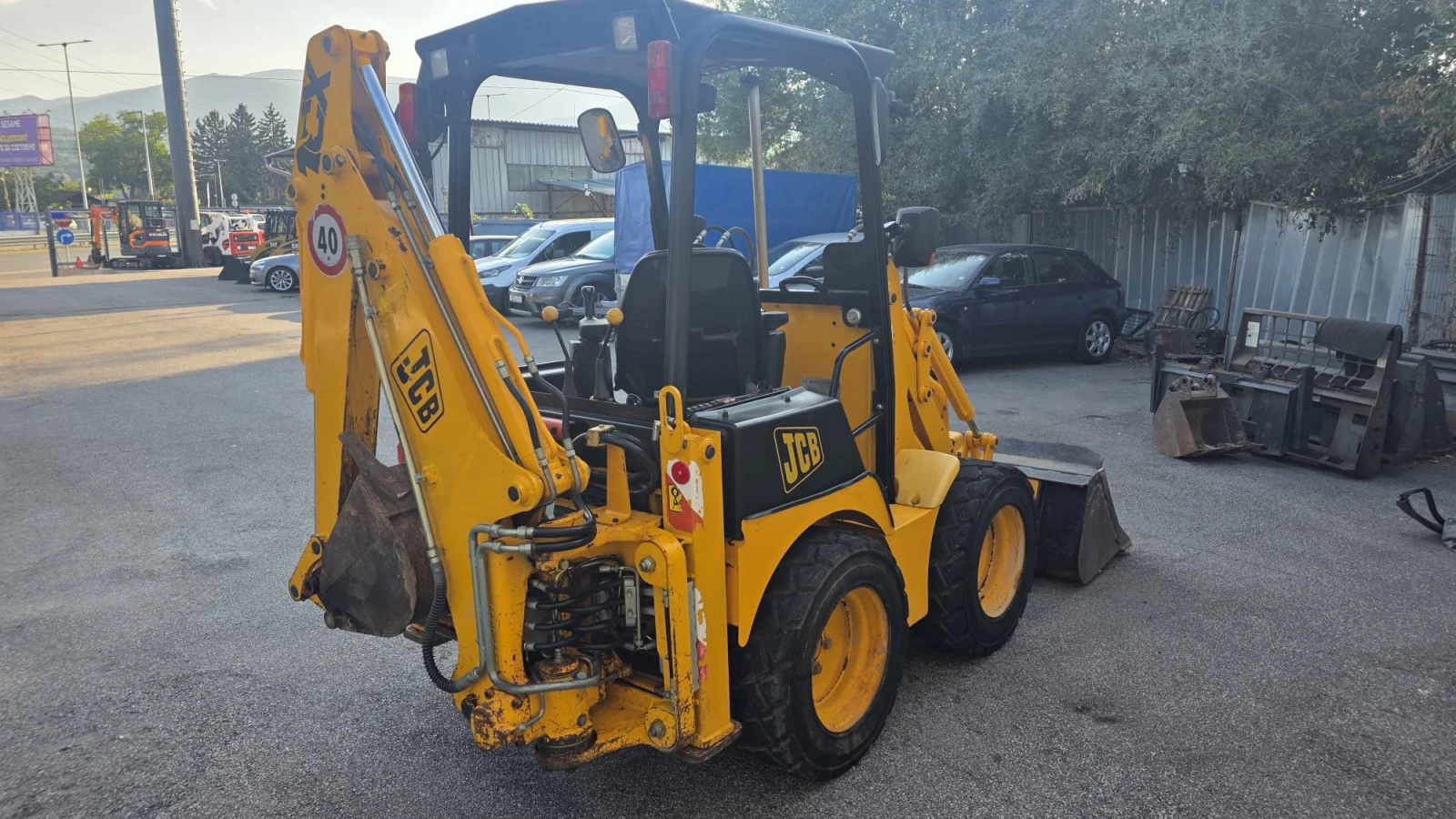 Багер JCB 1-CX- 377ЧАСА.-УНИКАТ, снимка 6 - Индустриална техника - 55619033