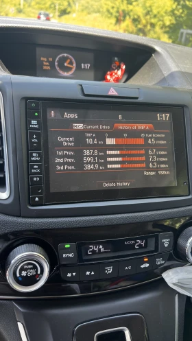 Honda Cr-v * Full EX-L* - Камери + Carplay + КОЖА + KeyLess, снимка 3