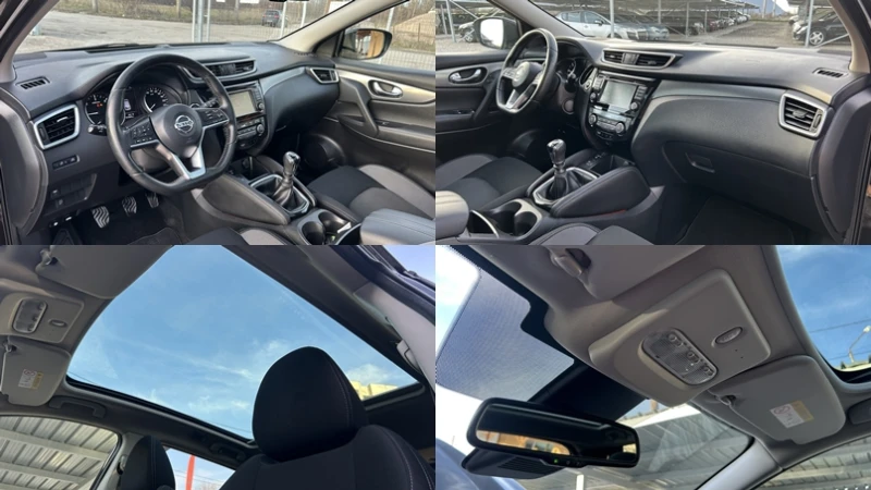 Nissan Qashqai 1.7D-150к.с.-EURO 6D-ПАНОРАМА-360 КАМЕРИ-NAVI-LED-, снимка 12 - Автомобили и джипове - 48393559