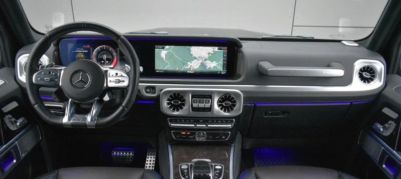 Mercedes-Benz G 63 AMG /4MATIC/MAGNO/NIGHT/BRABUS 22/BURM/360/, снимка 13 - Автомобили и джипове - 53257262