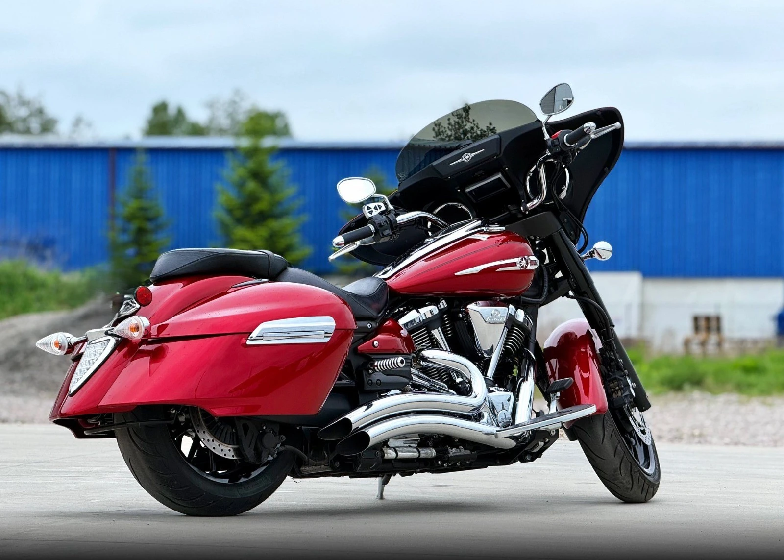Yamaha Stratoliner RED BAGGER DELUXE, снимка 6 - Мотоциклети и мототехника - 54711963