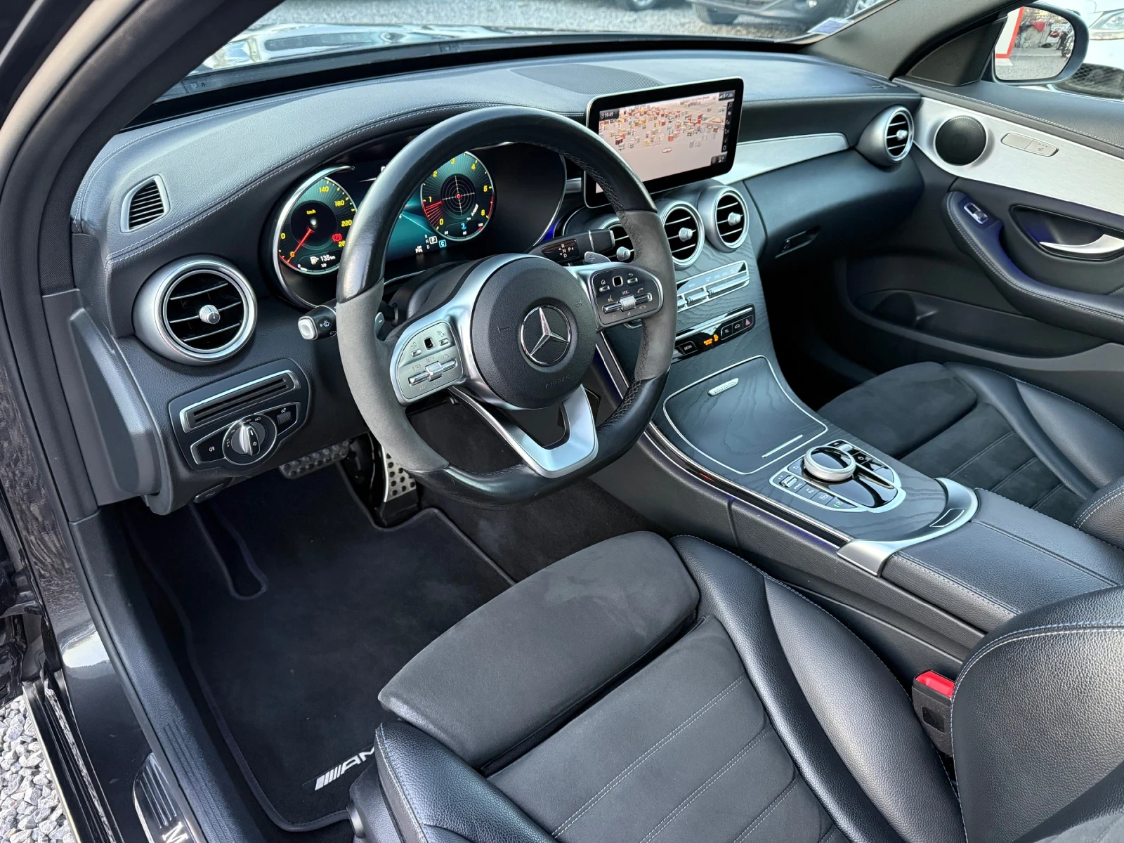 Mercedes-Benz C 220 d (194 кс) FACE/AMG-pack/9G-TRONIC/Full LED/2021г., снимка 9 - Автомобили и джипове - 54140671