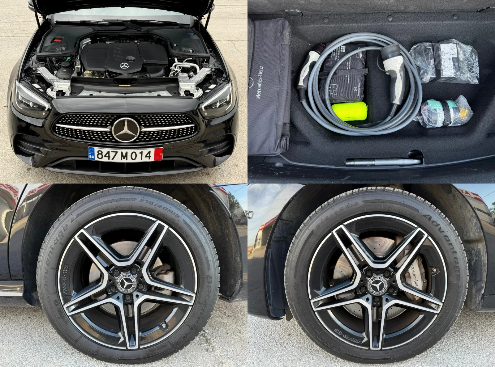 Mercedes-Benz E 300 de* Plug-in hybrid* 4x4* AMG, снимка 17 - Автомобили и джипове - 54887292